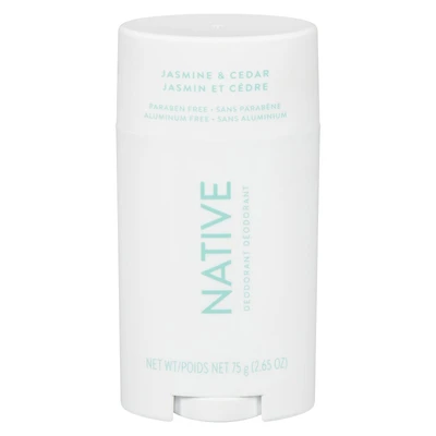 Native Deodorant - Jasmine and Cedar - 75g