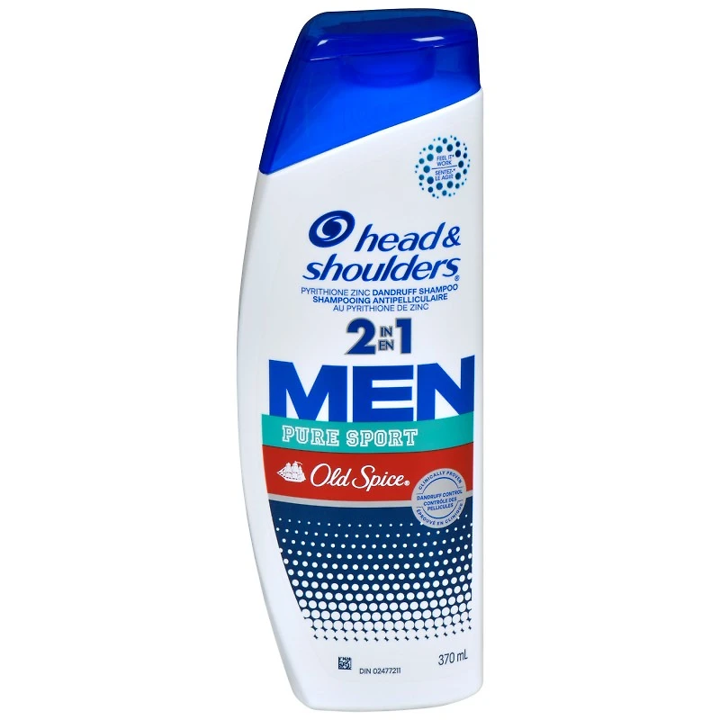 Head & Shoulders 2 in 1 Men Old Spice Shampoo - Pure Sport - 370ml
