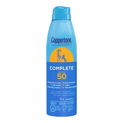Coppertone Complete Sunscreen Spray - SPF 50 - 156g