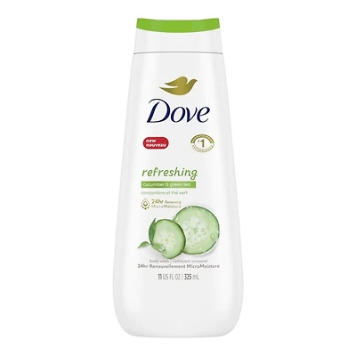 Dove Refreshing Body Wash - Cucumber & Green Tea - 325ml