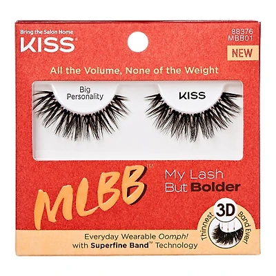 KISS My Lash But Bolder Big Personality False Lashes - 1 pair