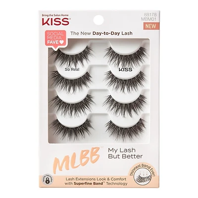 KISS My Lash But Better So Real Day-to-Day Lashes - 4 pairs
