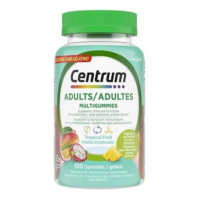Centrum MultiGummies Adults - Tropical Fruit - 120's