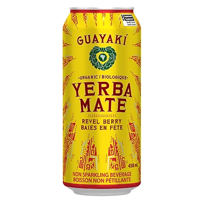 Guayaki Organic Yerba Mate Energy Drink - Revel Berry - 458ml