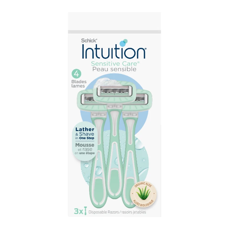 SCHICK INT. DISPOSABLE SENSI 3'S