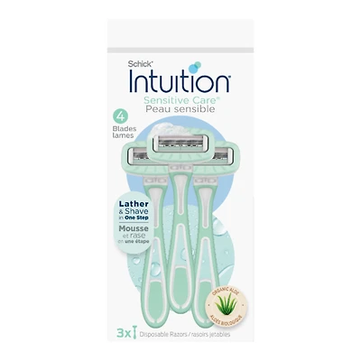 SCHICK INT. DISPOSABLE SENSI 3'S
