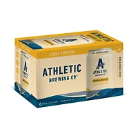 Athletic Brewing Co. Light Copper Non Alcoholic Beer - Cerveza Atletica - 6x355ml