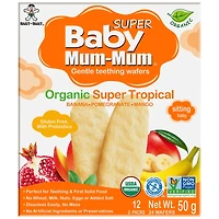 Baby Mum-Mum Rice Rusks - Organic Super Tropical - 50g
