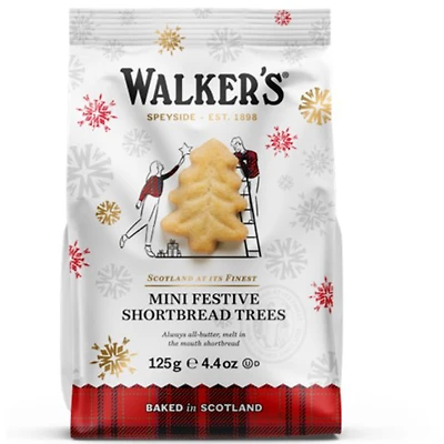 Walkers Mini Festive Shortbread - Trees - 125g