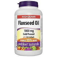 Webber Naturals Flaxseed Oil 1000mg - 180s