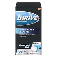Thrive Nicotine Lozenges 1mg  - Mint - 108 lozenges