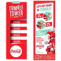 Coca-Cola Wood Block Tumble Tower
