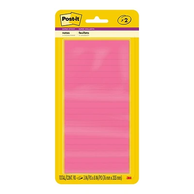 Post-it Super Sticky Energy Boost Collection Notes - 2 x 45 sheets