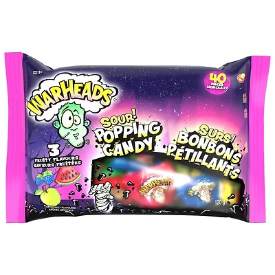 Warheads Sour Popping Candy - 120g/40s
