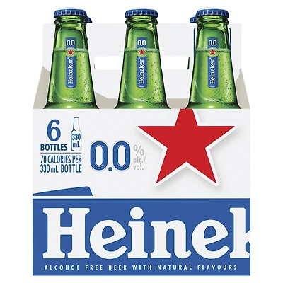 Heineken Non-Alcoholic Beer - 6x330ml