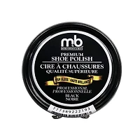 Moneysworth and Best High Gloss Shoe Polish - Black - 32g