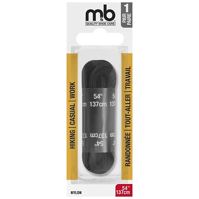 Moneysworth and Best Sport Oval Lace - Black - 54 inch