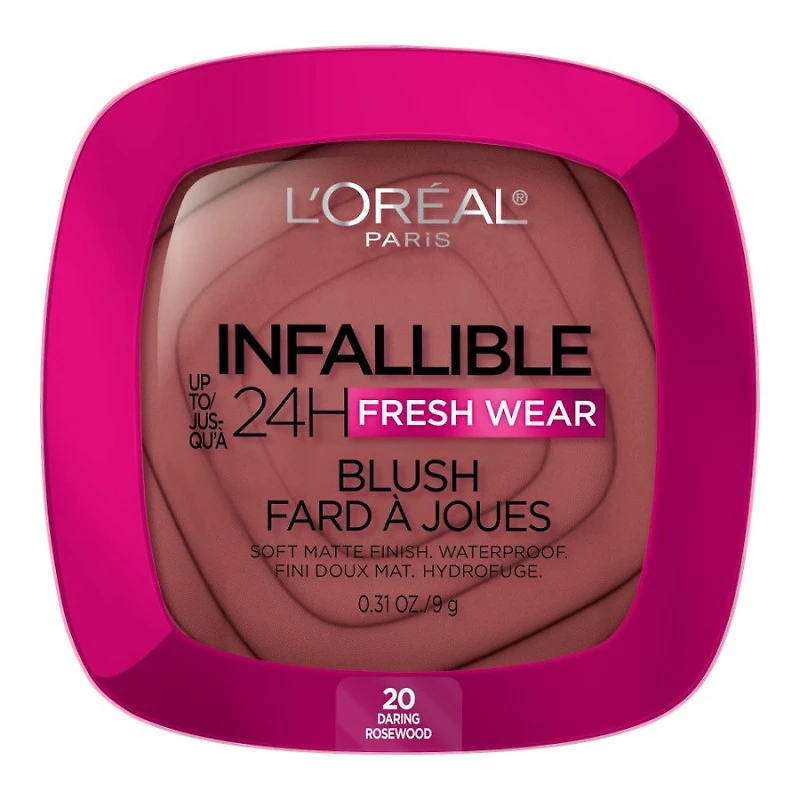 L'Oreal Paris Infallible 24H Fresh Wear Blush - Daring Rosewood (20)