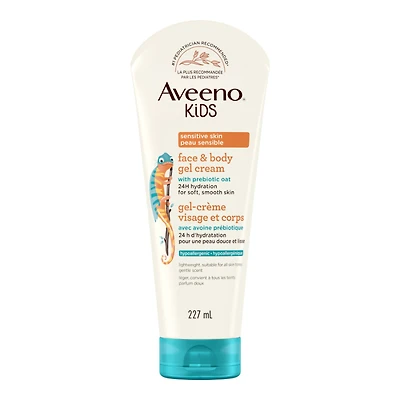 Aveeno Kids Face & Body Gel Cream - 227ml