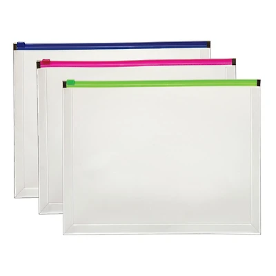 Globe-Weis Zip Envelopes - Letter Size