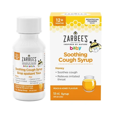 ZARBEES Baby Soothing Cough Syrup Honey - 59ml