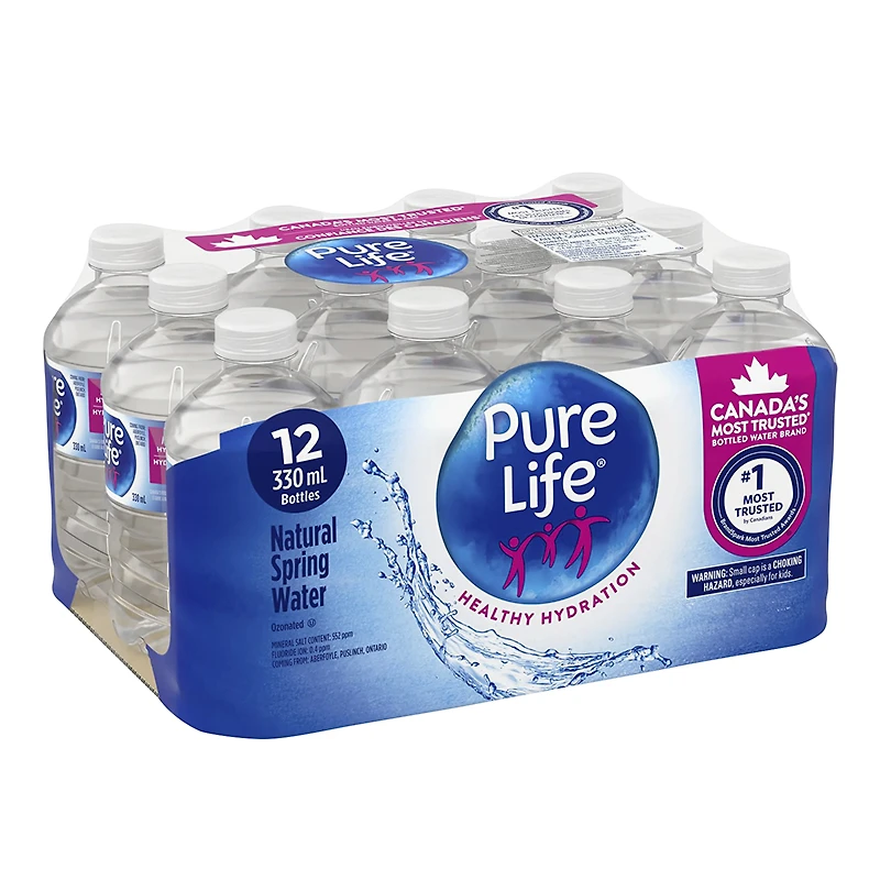 Pure Life Natural Spring Water - 12x330ml
