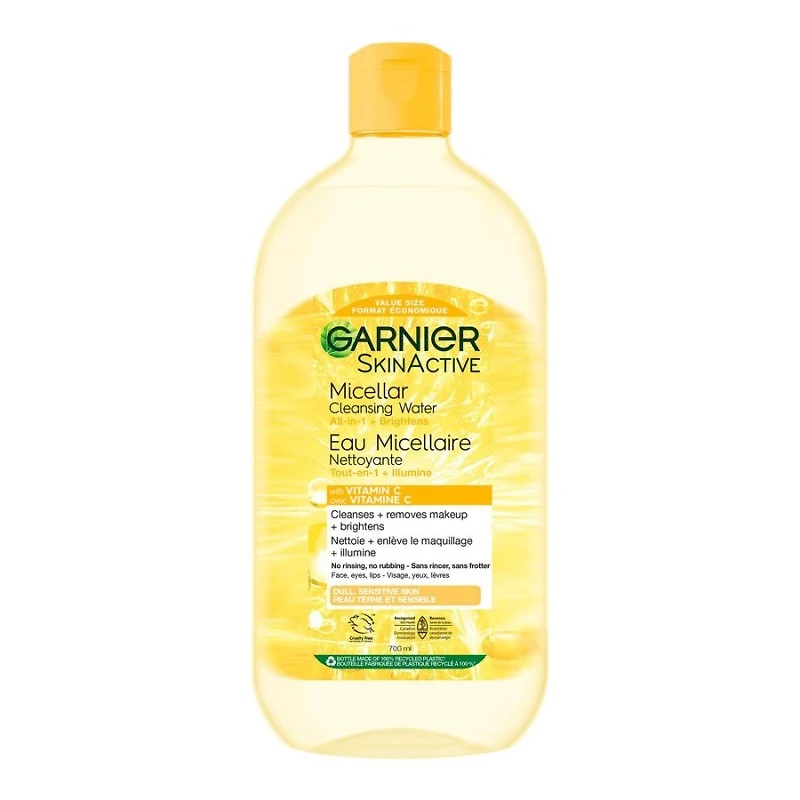 Garnier SkinAcrive Micellar Water Cleanser with Vitamin-C - 700ml