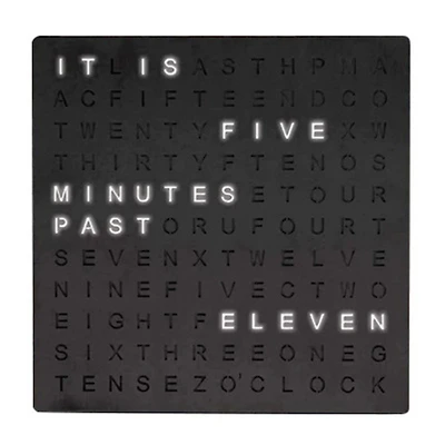 Emrge LED Word Clock - Back - EMWCBK