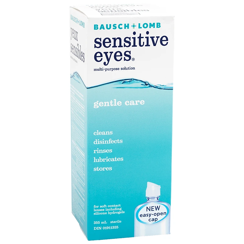 Bausch + Lomb Sensitive Eyes Multi-Purpose Contact Lens Disinfecting Solution - 355ml