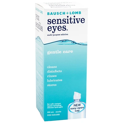 Bausch + Lomb Sensitive Eyes Multi-Purpose Contact Lens Disinfecting Solution - 355ml