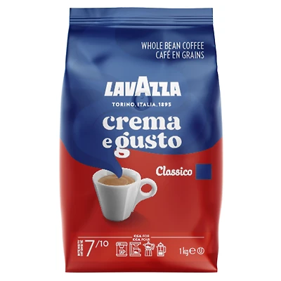 Lavazza Crema e Gusto - Whole Bean Coffee - 1kg