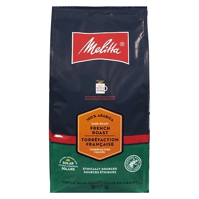 Melitta Whole Beans Rainforest Alliance French Roast - 907g