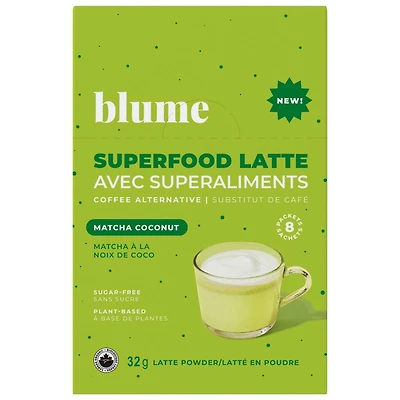 Blume Superfood Latte Blend - Matcha Coconut - 8s