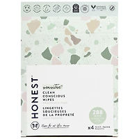 Honest Sensitive Baby Cleaning Wipes - Geo Mood - 4 x 72's
