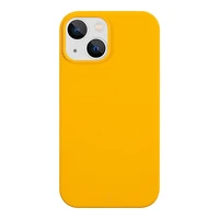 LOGiiX Vibrance Silicone Back Cover for iPhone 15 - Mustard Yellow