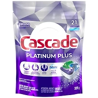 Cascade Platinum Plus Fresh Dishwasher Detergent - 21's