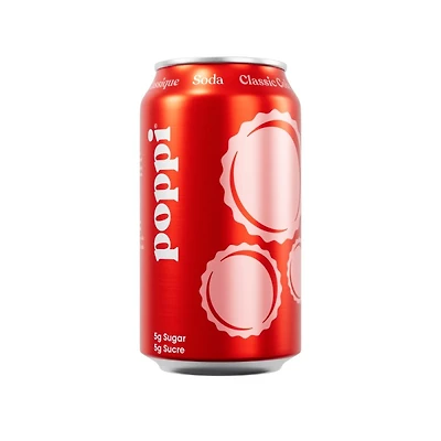 Poppi Prebiotic Soda - Classic Cola - 355ml