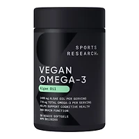 Sports Research Vegan Omega 3 Softgels - 50's