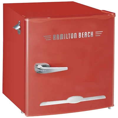 H/B 1.6 CUFT RETRO FRIDGE    HBF1600-RED