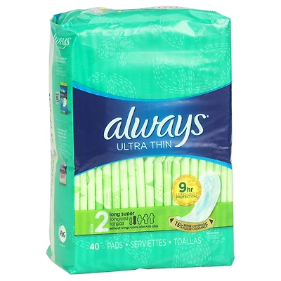 Always Ultra Thin Long Super - 40s