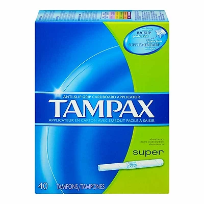 Tampax Tampons - Super - 40s