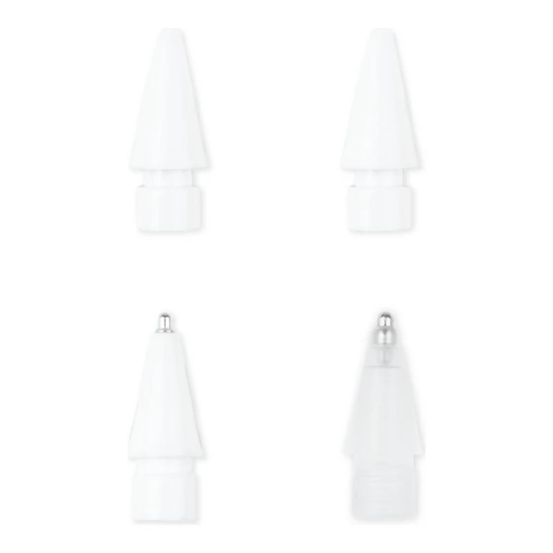 LOGiiX Replacement Tips for Apple Pencil 1st Generation, 2nd Generation - White - 4 piece