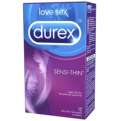 Durex Sensi-Thin Lubricated Condoms - 12s