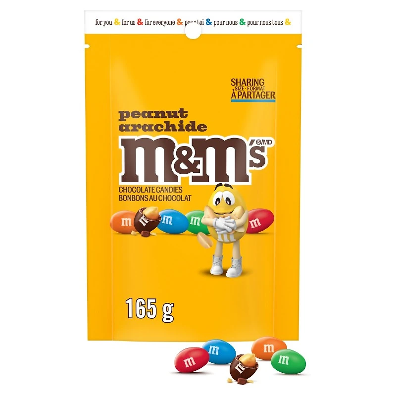 M&M's Peanut Chocolate Candies- 165g