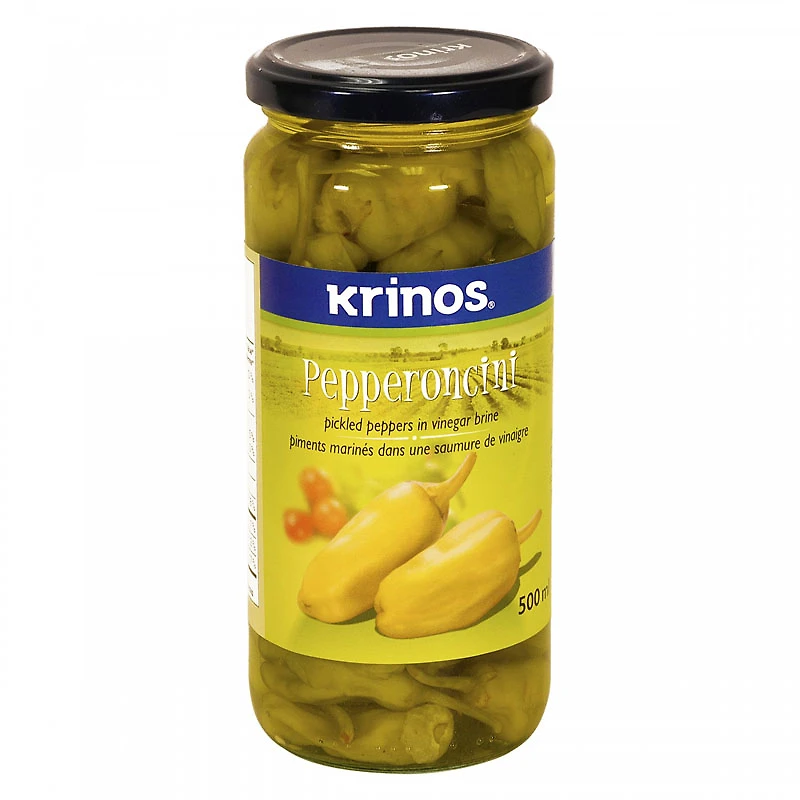 Krinos Pepperoncini Pickled Peppers - 500ml