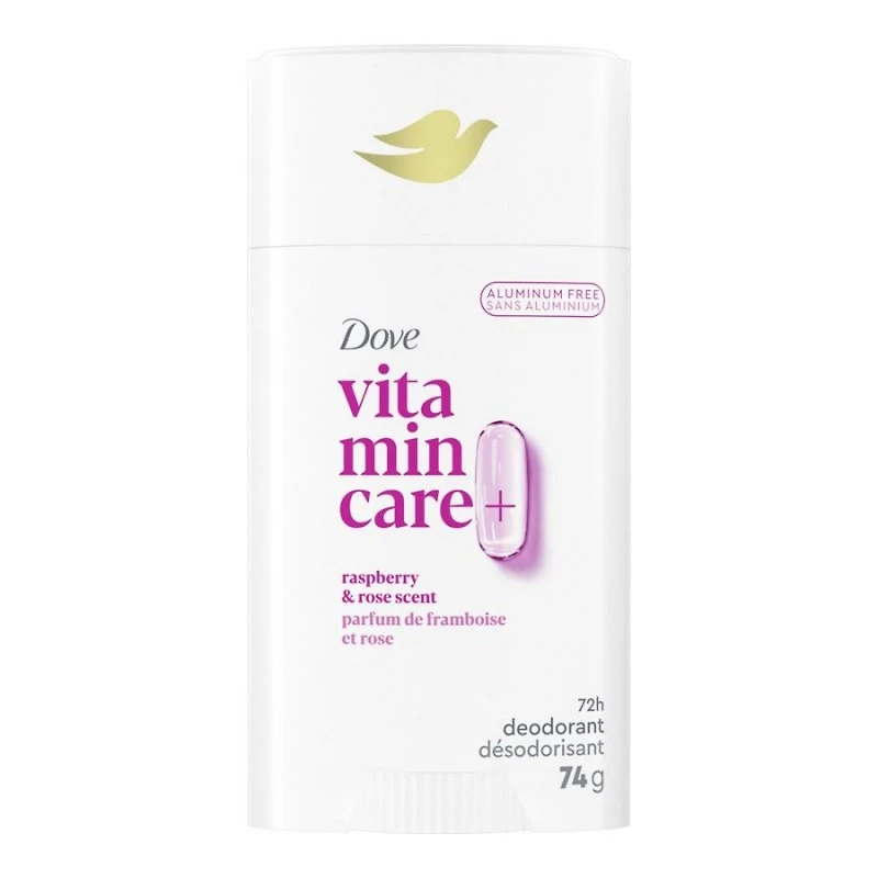 Dove Vitamin Care + Deodorant - Raspberry & Rose - 74g