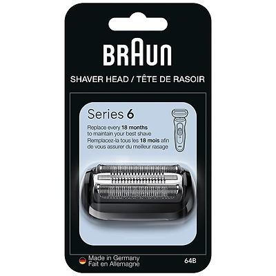 Braun Series 6 Electric Shaver Replacement Head - Black