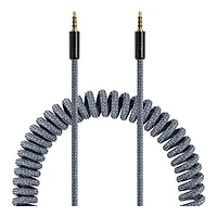 LOGiiX Piston Connect Coil Audio Cable - Grey - 1.8m