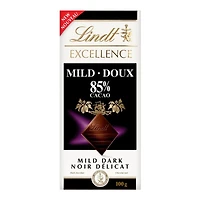 Lindt EXCELLENCE Mild 85% Cacao Dark Chocolate - 100g