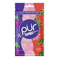 PUR Jumbo Gum - Grape, Bubblegum, Watermelon - 20's